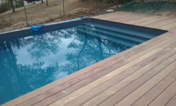 Terrasse Cumaru piscine Brive